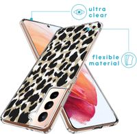 imoshion Design Hülle für das Samsung Galaxy S21 - Leopard / Schwarz