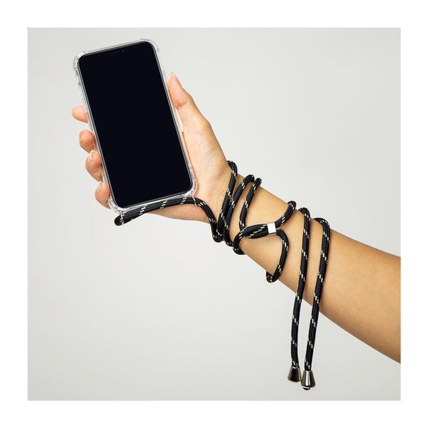 imoshion Backcover mit Band Apple iPhone X / Xs - Schwarz & Gold