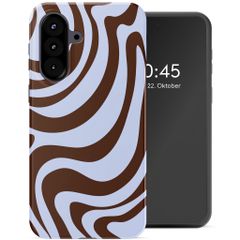 Selencia Vivid Back Cover Samsung Galaxy A57 (5G) - Dream Swirl Chocolate