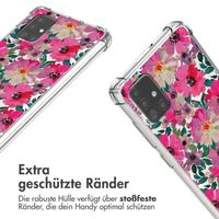 imoshion Design Hülle mit Band Samsung Galaxy A51 - Flower Water