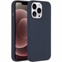 Accezz Liquid Silikoncase mit MagSafe Apple iPhone 13 Pro Max - Dunkelblau