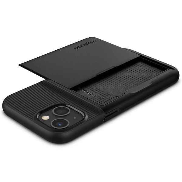 Spigen Slim Armor CS Case für das Apple iPhone 13 - Schwarz