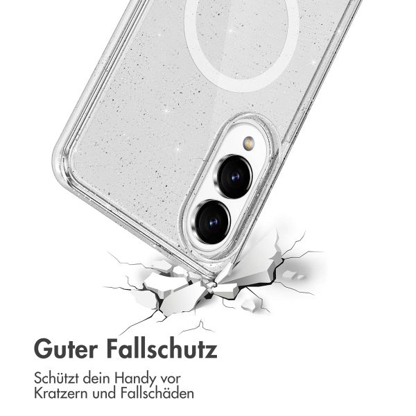 imoshion Sparkle Back Cover mit MagSafe Samsung Galaxy S25 Edge - Transparent