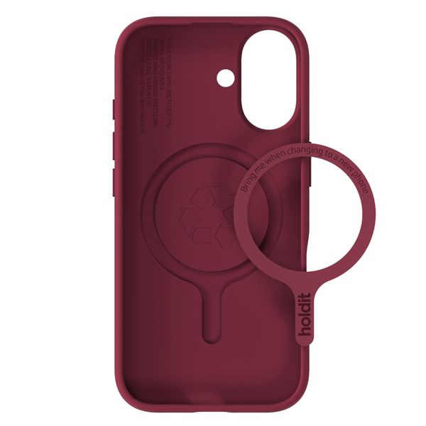 Holdit Soft MagSafe Case Apple iPhone 17 - Red Velvet