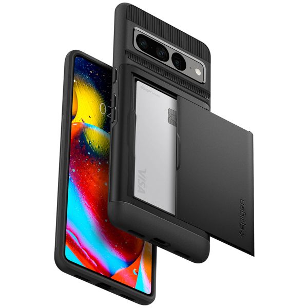 Spigen Slim Armor CS Case für das Google Pixel 7 Pro - Schwarz