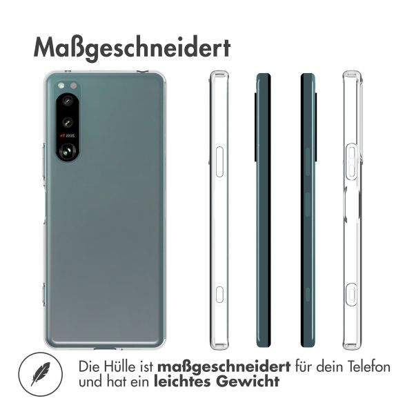 Accezz TPU Clear Cover für das Sony Xperia 5 IV - Transparent