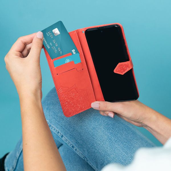 imoshion Mandala Klapphülle Samsung Galaxy A72 - Rot