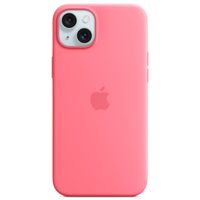 Apple Silikon-Case MagSafe für das iPhone 15 Plus - Rosa