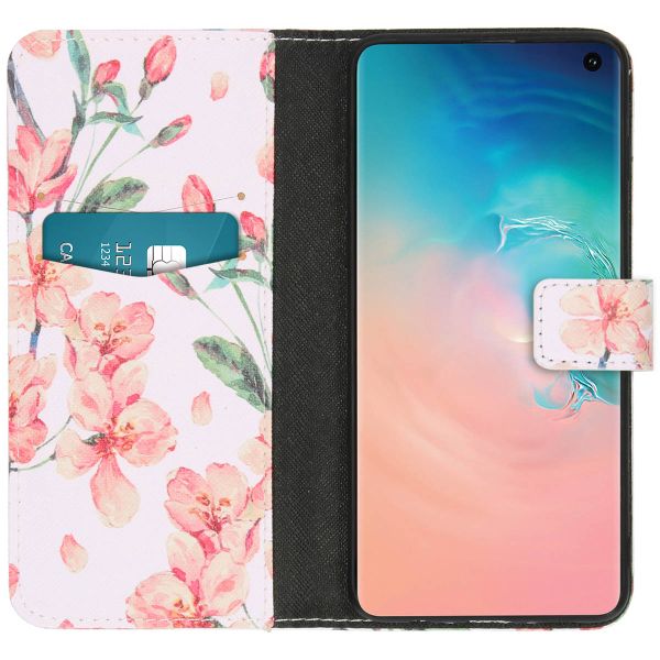 imoshion Design TPU Klapphülle für das Samsung Galaxy S10 - Blossom Watercolor