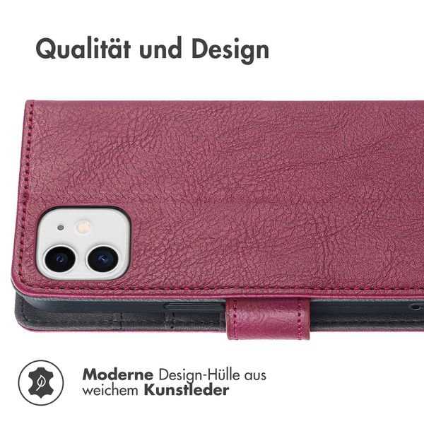 imoshion Luxuriöse Klapphülle für das iPhone 11 - Bordeaux