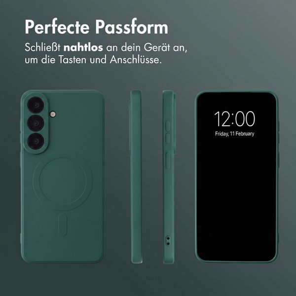 imoshion Color Back Cover mit MagSafe Samsung Galaxy S26 FE - Dunkelgrün