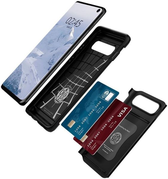 Spigen Slim Armor CS Case Schwarz für das Samsung Galaxy S10