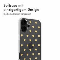 imoshion Design Hülle Apple iPhone 16 - Golden Hearts
