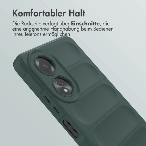 imoshion EasyGrip Back Cover für das Oppo A58 (4G) - Dunkelgrün