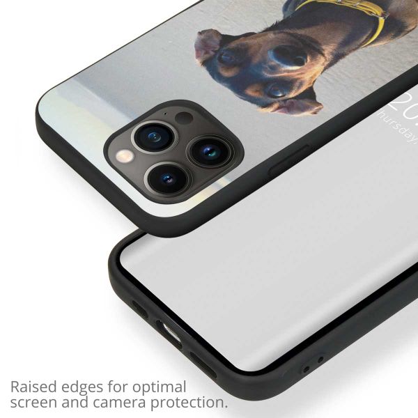 Gestalte deine eigene Apple iPhone 13 Pro Max Gel Hülle - Schwarz