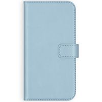 Selencia Echtleder Klapphülle iPhone 11 - Air Blue