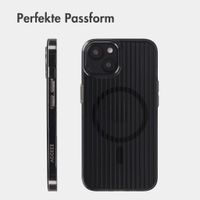 Accezz Lite Backcover mit MagSafe | Fluted | Apple iPhone 14 - Schwarz