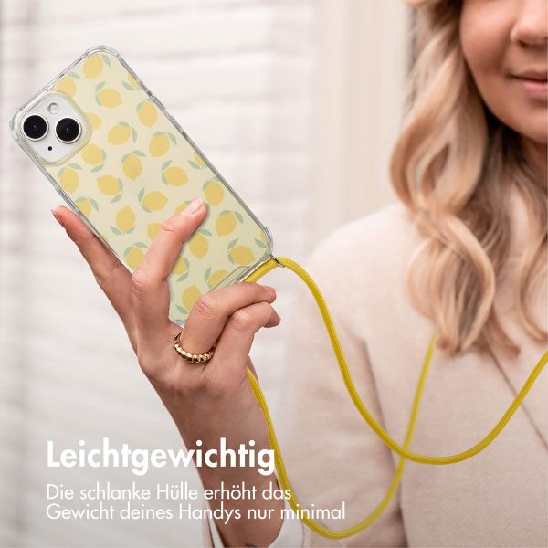 imoshion Design Hülle mit Band Apple iPhone 15 - Citrus Dream