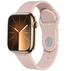 imoshion Geflochtenes Silikonarmband für das  Apple Watch Series 1 t/m 9 / SE (38/40/41 mm) | Series 10 / 11 (42 mm) - Rosa