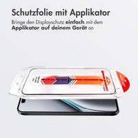 Accezz Gehärteter Glas-Schutz + Applikator Apple iPhone 17