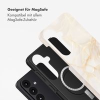 Selencia Vivid Rückabdeckung mit MagSafe Samsung Galaxy S26 Plus - Golden Beige Marble