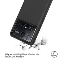 imoshion Brushed Back Cover Xiaomi Poco X6 Pro - Schwarz