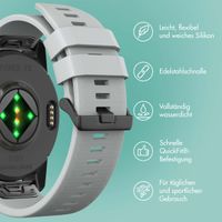 imoshion QuickFit® Silikonarmband -   Garmin 26 mm Anschluss - Grau