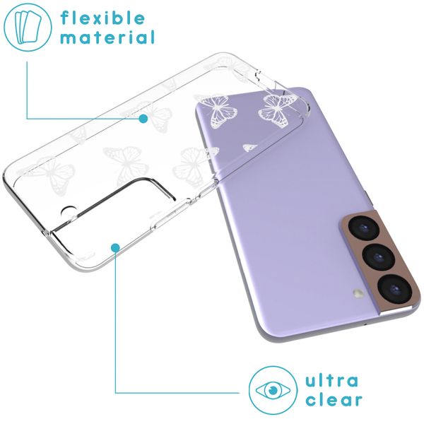 imoshion Design Hülle Samsung Galaxy S22 - Butterfly