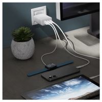 dbramante1928 Re-charge Ladegerät 2x USB-C 65 W und USB-A 18 W - Weiß
