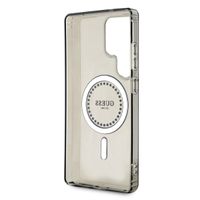 Guess MagSafe IML Strass Hülle Samsung Galaxy S25 Ultra - Schwarz
