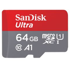 SanDisk microSD Ultra - 64GB - inklusive SD Adapter - Full HD