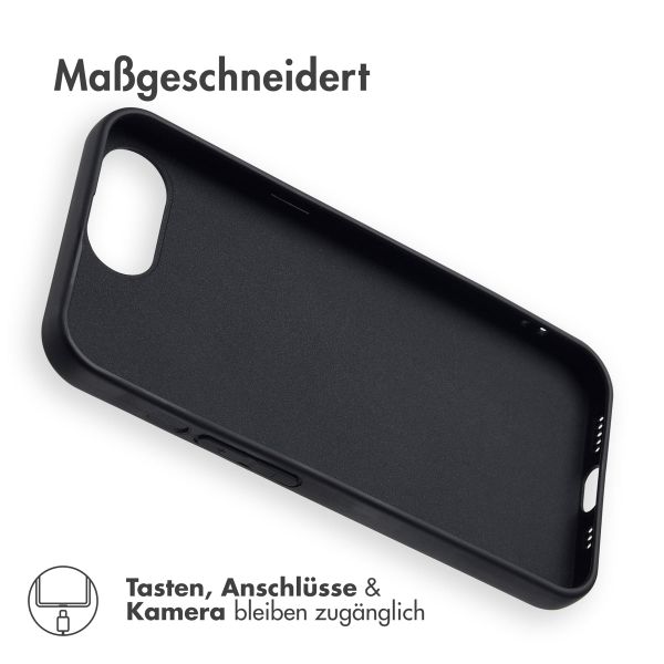 Accezz Color TPU Hülle iPhone SE 4 - Schwarz