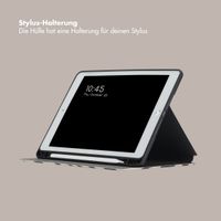 Selencia Vivid Klapphülle Apple iPad 6 (2018) 9.7 Zoll / iPad 5 (2017) 9.7 Zoll - Art Wave Black