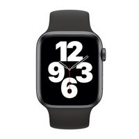 Apple Silikon Solo Loop für das  Apple Watch | 44/45/46/49 mm - Größe 12 - Black