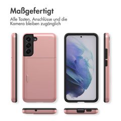 imoshion Backcover mit Kartenfach Samsung Galaxy S21 - Rosé gold