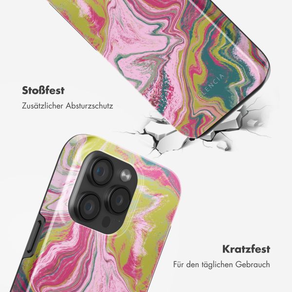 Selencia Vivid Rückabdeckung mit MagSafe Apple iPhone 15 Pro - Marble Pink