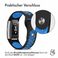 imoshion Silikonband Sport für das Fitbit Charge 2 - Schwarz / Blau