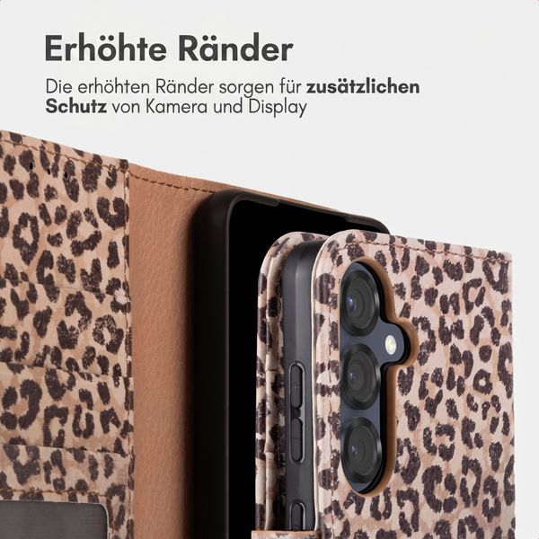 imoshion Design Klapphülle Samsung Galaxy S25 - Leopard Mood
