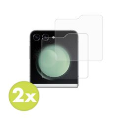 Accezz Displayschutz 2er-pack aus gehärtetem Glas Samsung Galaxy Z Flip 5 / 6 / 7 FE