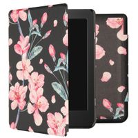 imoshion Design Slim Hard Case Klapphülle Tolino Page 2 - Blossom Watercolor Black