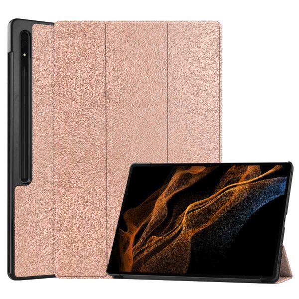 imoshion Trifold Klapphülle für das Samsung Galaxy Tab S8 Ultra - Rose Gold