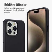 imoshion Color Backcover mit abnehmbarem Handykette und MagSafe Apple iPhone 15 Pro - Schwarz