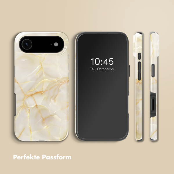 Selencia Vivid Rückabdeckung mit MagSafe Apple iPhone Air - Golden Beige Marble