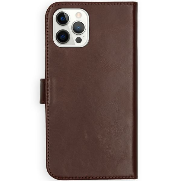 Selencia Echtleder Klapphülle Apple iPhone 12 Pro Max - Braun