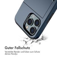 imoshion Backcover mit Kartenfach Apple iPhone 14 Pro - Dunkelblau