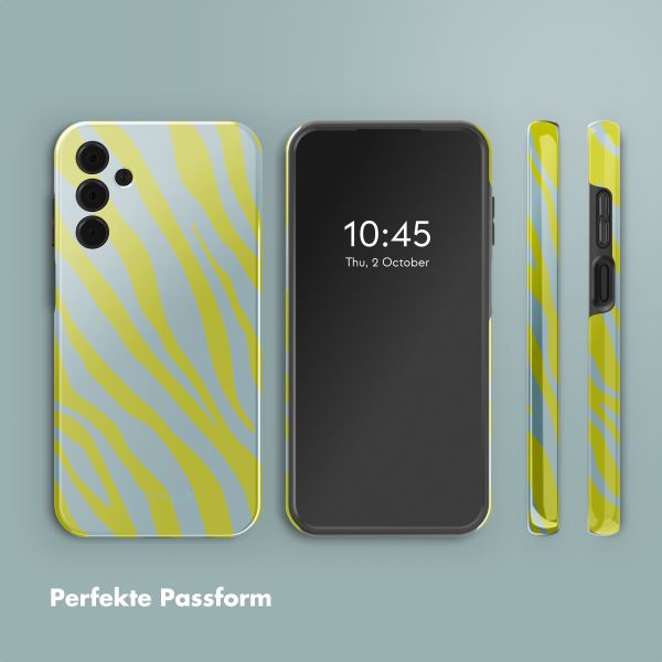 Selencia Vivid Back Cover Samsung Galaxy A15 (5G) - Zebra Winter Sky Titanium Yellow
