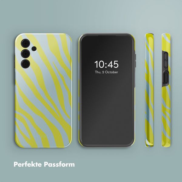 Selencia Vivid Backcover Samsung Galaxy A15 (5G/4G) - Zebra Winter Sky Titanium Yellow