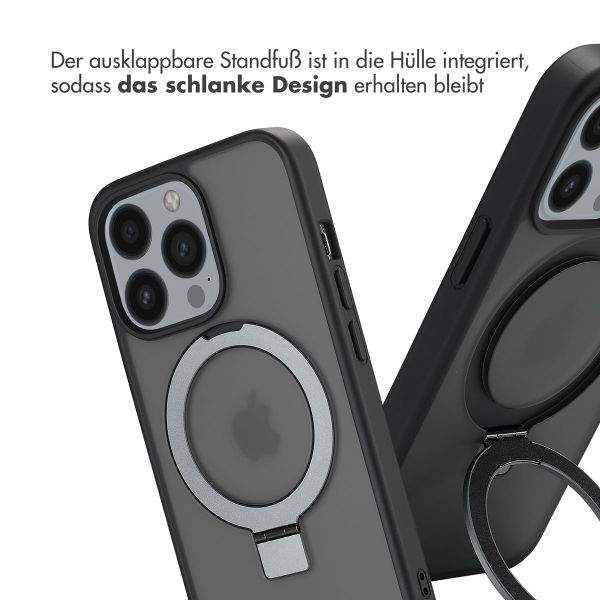 Accezz Ring Stand Backcover mit MagSafe für das iPhone 13 Pro - Schwarz