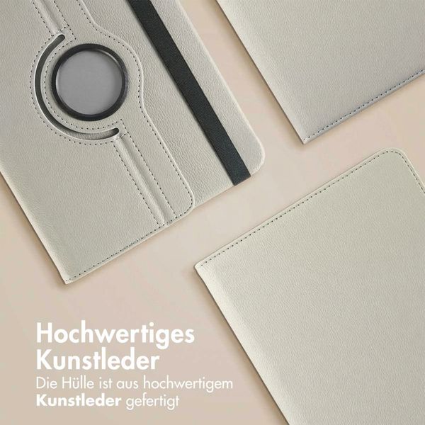 imoshion 360° drehbare Klapphülle Apple iPad 6 (2018) 9.7 Zoll / iPad 5 (2017) 9.7 Zoll - Grau