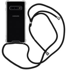 imoshion Backcover mit Band Samsung Galaxy S10 Plus - Schwarz